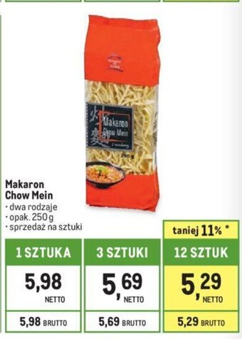 Makro Makaron Chow Mein 250g oferta