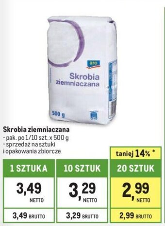 Makro Skrobia ziemniaczana aro 500 g oferta