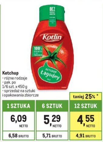 Makro Ketchup Kotlin 450 g oferta