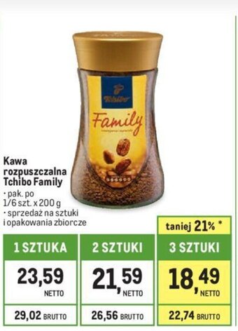 Makro Kawa rozpuszczalna Tchibo Family 200 g oferta
