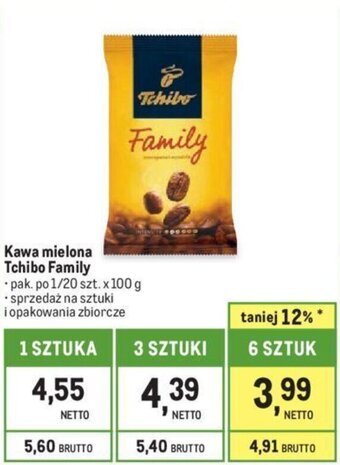 Makro Kawa mielona Tchibo Family 100 g oferta