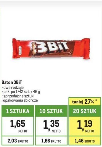 Makro Baton 3BIT 46 g oferta