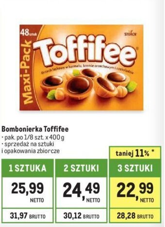 Makro Bombonierka Toffifee 400 g oferta