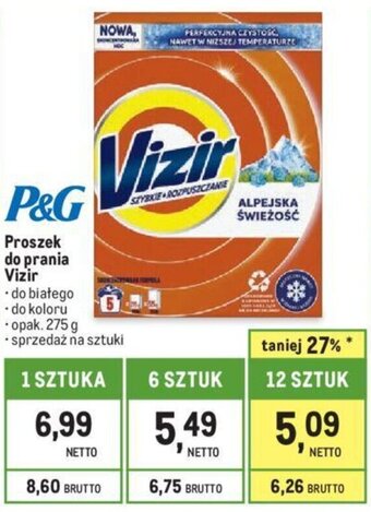 Makro Proszek do prania Vizir 275 g oferta