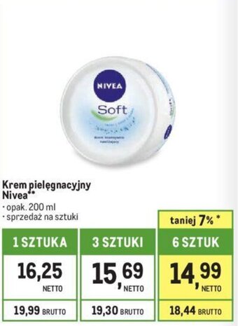 Makro Krem pielęgnacyjny Nivea 200 ml oferta