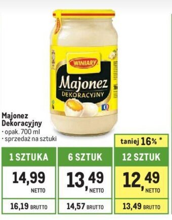 Makro Majonez Dekoracyjny 700 ml oferta