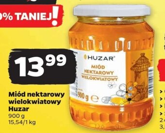 Netto Miód nektarowy wielokwiatowy Huzar 900 g oferta