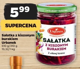 Netto Sałatka z kiszonym burakiem Urbanek 510 g/310 g oferta