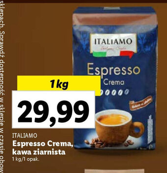 Lidl Espresso Crema, kawa ziarnista 1 kg oferta