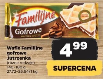 Netto Wafle Familijne gofrowe Jutrzenka 140-180g oferta