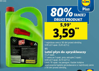 Lidl Letni płyn do spryskiwaczy 5 l oferta