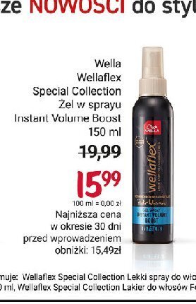 Rossmann Żel w sprayu większa objętość oferta
