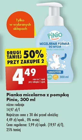 Micelarna pianka do mycia sensitive