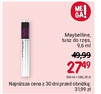 Rossmann Tusz do rzęs pogrubiająco-wydłużający ultra black oferta