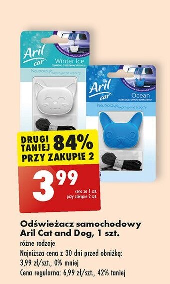 Biedronka Odświeżacz samochodowy dog winter ice oferta