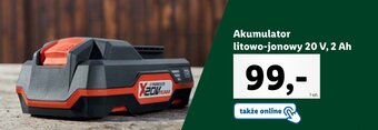 Lidl PARKSIDE Akumulator litowo-jonowy 20 V, 2 Ah oferta