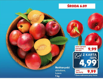 Kaufland Nektarynki 1 kg oferta