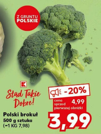 Kaufland Polski brokuł 500 g oferta