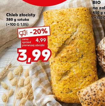 Kaufland Chleb złocisty 380 g sztuka oferta