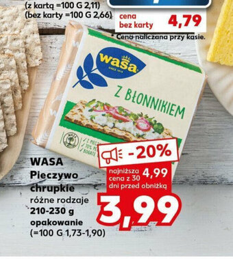 Kaufland WASA Pieczywo chrupkie różne rodzaje 210-230 g oferta