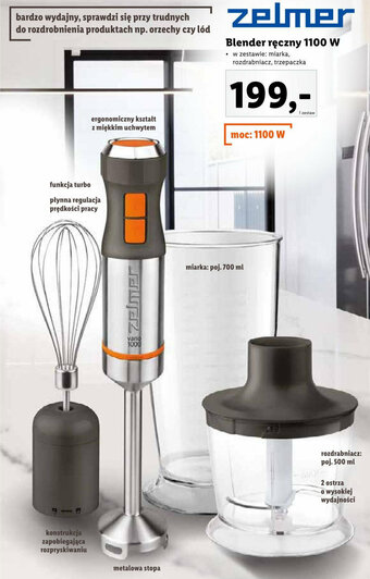 Lidl ZELMER Blender ręczny 1100 W oferta