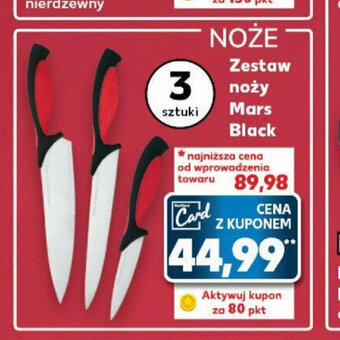 Kaufland Mars Black Zestaw noży 3 szt. oferta