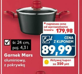 Kaufland Mars Garnek śr. 24 cm, poj. 4,3l oferta