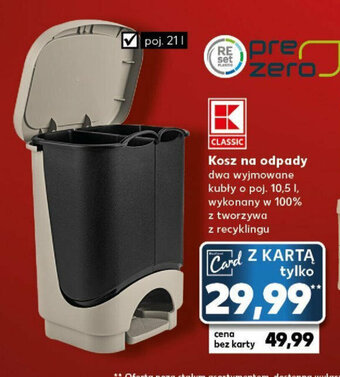 Kaufland Kosz na odpady poj. 10,5l oferta