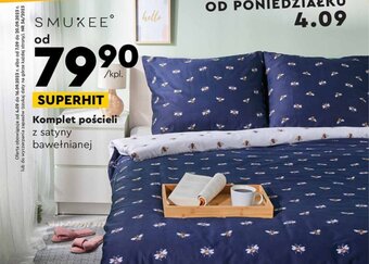 Biedronka Smukee Komplet pościeli oferta