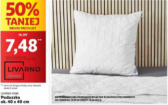 Lidl LIVARNO HOME Poduszka 40 x 40 cm oferta