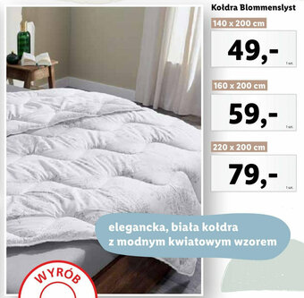 Lidl WENDRE Kołdra Blommenslyst 160 x 200 cm oferta