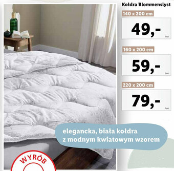 Lidl WENDRE Kołdra Blommenslyst 220 x 200 cm oferta