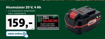 Lidl Akumulator 20 V, 4 Ah oferta