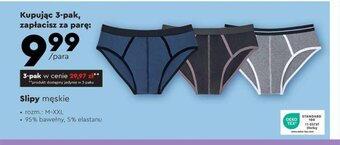 Biedronka CLEVÉ Slipy męskie rozm.: M-XXL oferta