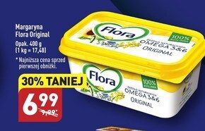 ALDI Flora original tłuszcz roślinny do smarowania 400 g oferta
