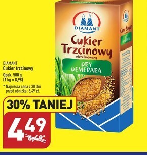 ALDI Diamant dry demerara cukier trzcinowy nierafinowany 500 g oferta