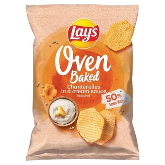 Hala Wola Lay's oven baked pieczone formowane chipsy ziemniaczane o smaku kurek w śmietanowym sosie 110 g oferta