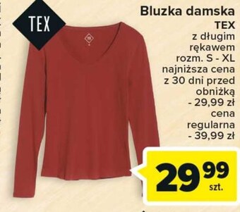 Carrefour Bluzka damska tex oferta