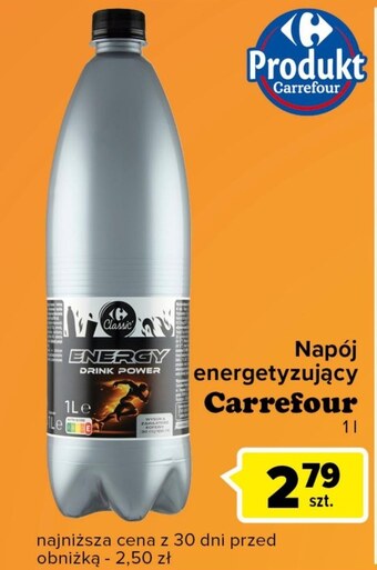 Carrefour Express Napój energetyczny carrefour oferta