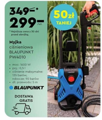 Myjka ciśnieniowa BLAUPUNKT PW4010