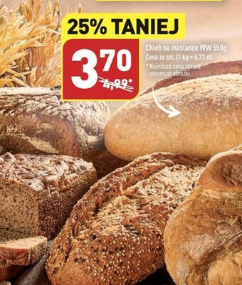 ALDI Chleb na maślance WW 550g oferta