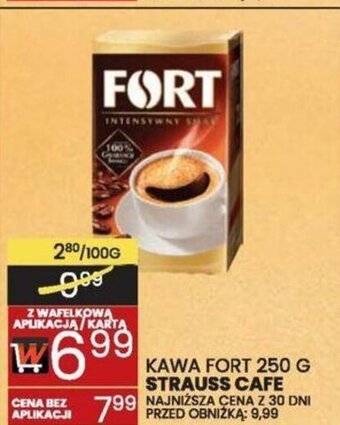 Wafelek KAWA FORT 250 G STRAUSS CAFE oferta