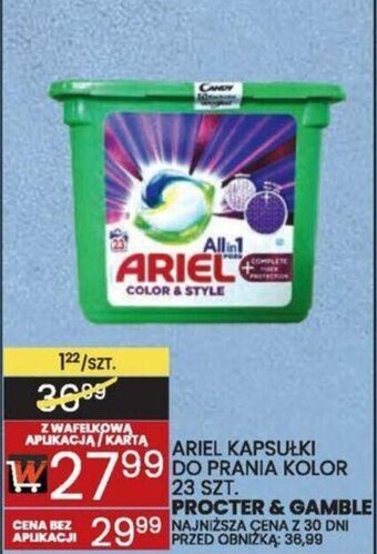 Wafelek ARIEL KAPSUŁKI DO PRANIA KOLOR 23 SZT. PROCTER & GAMBLE oferta