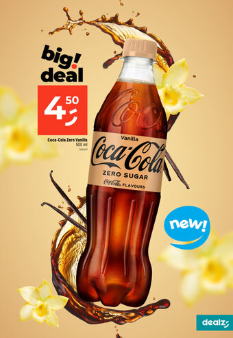Dealz Coca-Cola Zero Vanilla 500 ml oferta