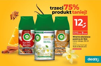 Dealz Wkład do odświeżacza powietrza Air WickWkład do odświeżacza powietrza Air Wick różne rodzaje, 250 ml 250 ml oferta