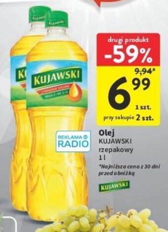 Intermarche Olej KUJAWSKI 1l oferta