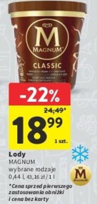 Intermarche Lody MAGNUM 0,44l oferta