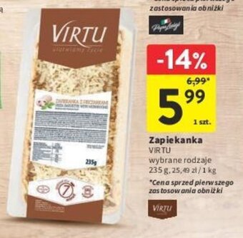 Intermarche Zapiekanka VIRTU 235g oferta