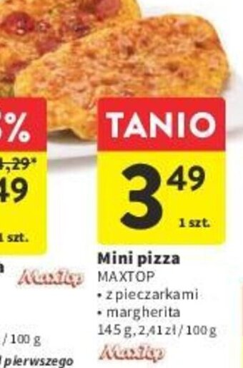 Intermarche Mini pizza MAXTOP 145g oferta