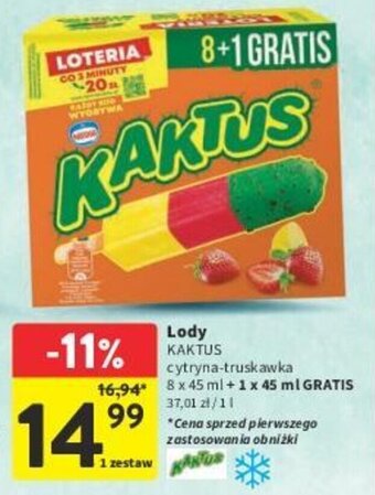 Intermarche Lody KAKTUS 8x45ml oferta